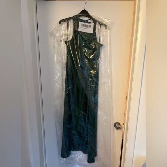 NWT Reiss Green High/Low Cocktail Dress - US size 0 - Picture 11 of 16